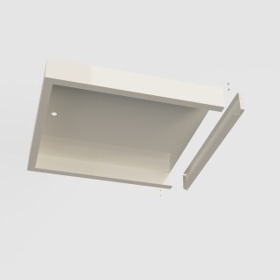 Surface mount frame for the Cubis fan