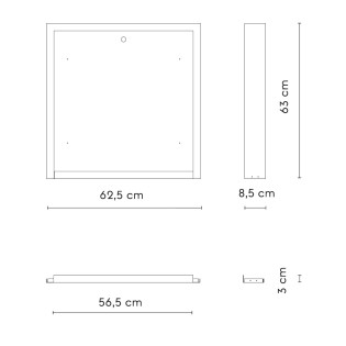 Surface mount frame for the Cubis fan