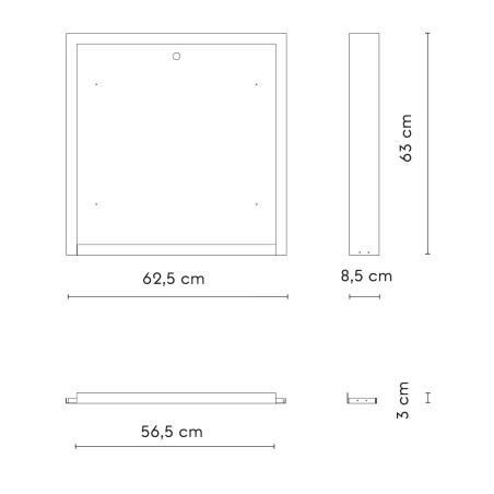Surface mount frame for the Cubis fan