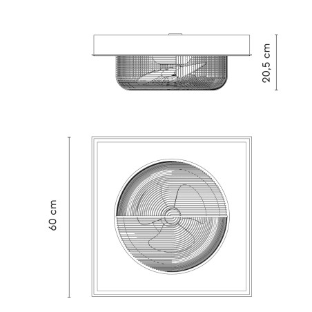 Cubis fan grille