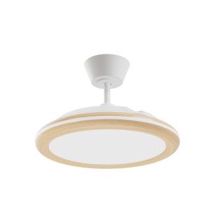 LED ceiling fan retractable blades Bombay Estilo S CCT Dim (26+9W)