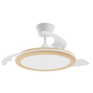 LED ceiling fan retractable blades Bombay Estilo S CCT Dim (26+9W)