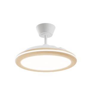 LED ceiling fan retractable blades Bombay Estilo S CCT Dim (26+9W)