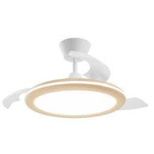 LED ceiling fan retractable blades Bombay Estilo S CCT Dim (26+9W)