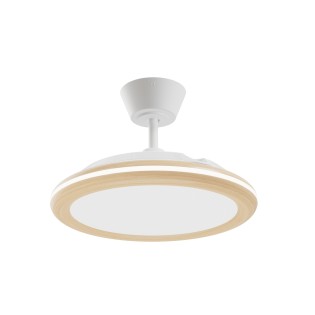 LED ceiling fan retractable blades Bombay Estilo S CCT Dim (26+9W)