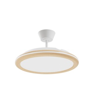 LED ceiling fan retractable blades Bombay Estilo M CCT Dim (32+12W)