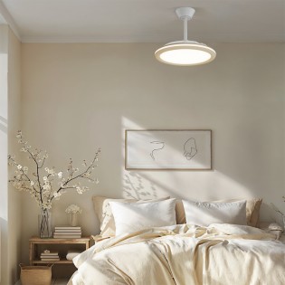 LED ceiling fan retractable...