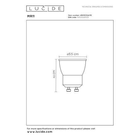 GU10 Dimmable LED Bulb (4W)