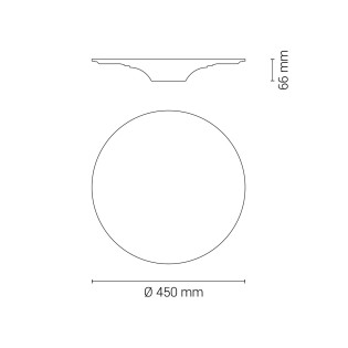 Ornamental ceiling rosette for Sulion fans