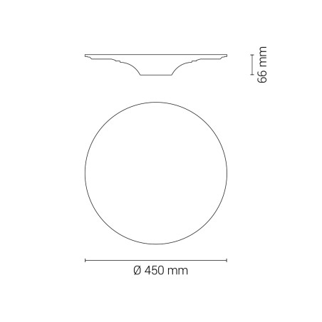 Ornamental ceiling rosette for Sulion fans