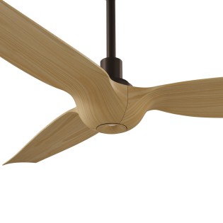 Ivy Neo Rust Brown L CCT Dimmable LED Ceiling Fan (7W)