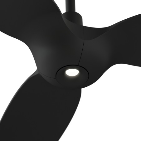 Ivy Neo Black L CCT Dimmable LED Ceiling Fan (7W)