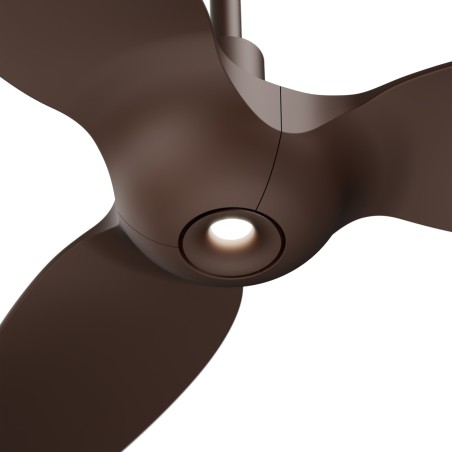 Ivy Neo Rust Brown S CCT Dimmable LED Ceiling Fan (7W)