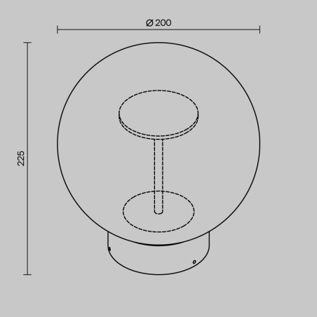 copy of Aplique de pared de exterior LED Shatter (2W)