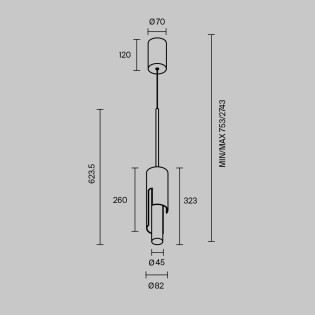 LED Pendant Lamp Maris (6W)
