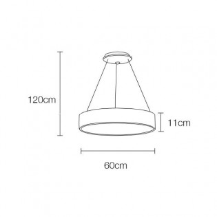 Lámpara de techo LED Anneau D'Or