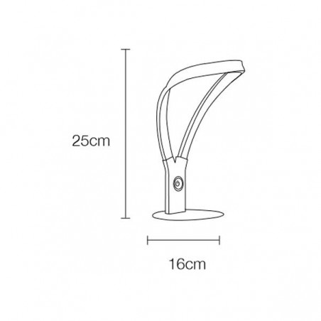 Lámpara de sobremesa LED Shine T1