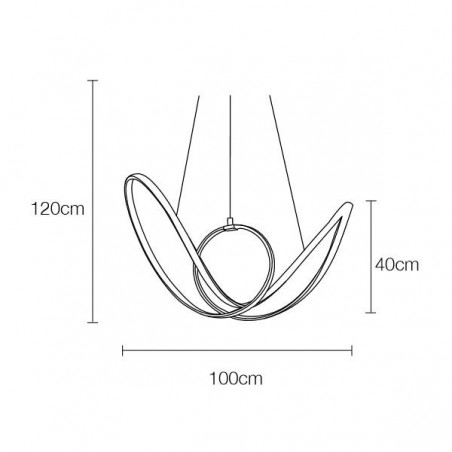 Ceiling lamp LED Shine 8 (48W)