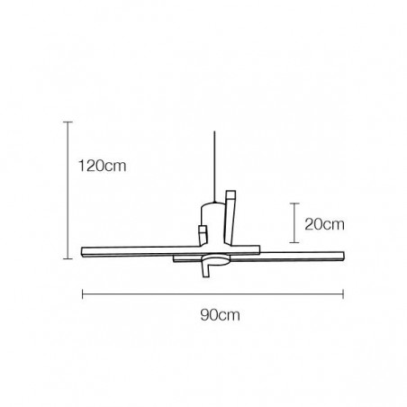 Ceiling lamp LED Fidelia