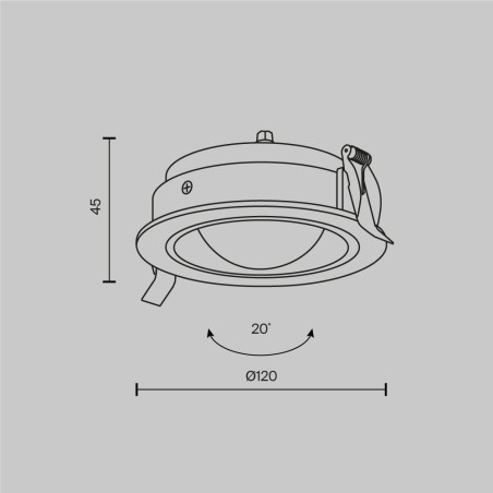 copy of Lámpara de techo LED Yin (15W)