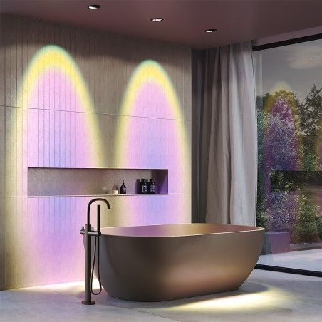 LED Bathroom Ceiling Recessed Light Lens (12W)