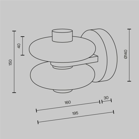 Nuvem LED Wall Lamp (8W)
