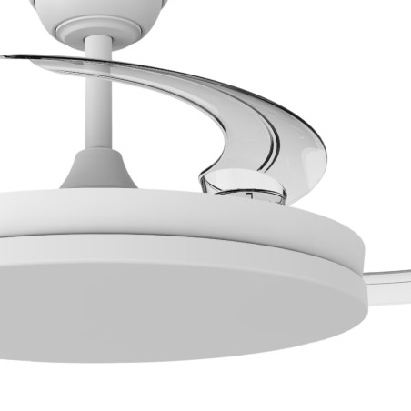LED ceiling fan folding blades Verno Eco CCT Dim (48W)