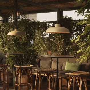 Outdoor pendant lamp Saga