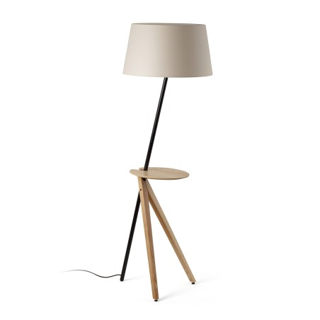 Treewood Tray Tripod Floor Lamp