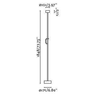 Staff Dim LED Floor Lamp (26.5W)