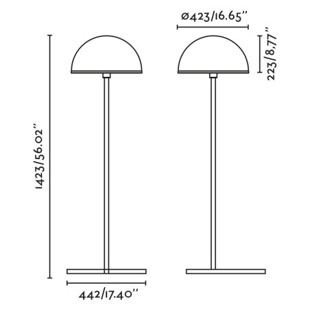 Floor Lamp Dome