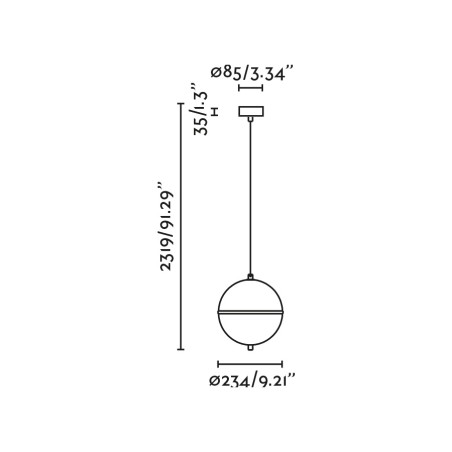 Pendant Lamp Dome S