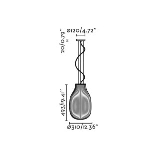 Isabelle 40 pendant lamp