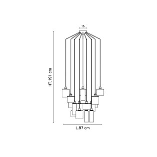Ceiling Lamp Ilo-Ilo (16  Lights)