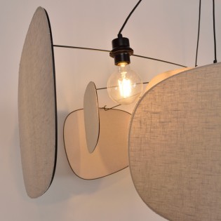 Pendant Lamp Screen 70's XXL II (4 lights)