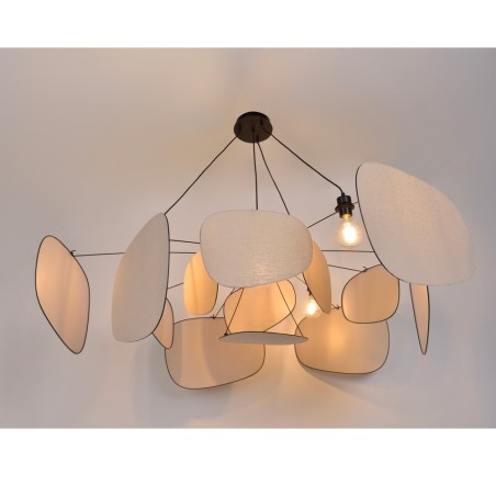 Pendant Lamp Screen 70's XXL II (4 lights)