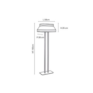 copy of Bildschirm 70er Jahre Stehlampe