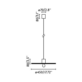 copy of Quadratische Einbaulampe Argón