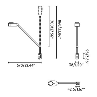 copy of Lámpara de mesa LED Cata (2W)