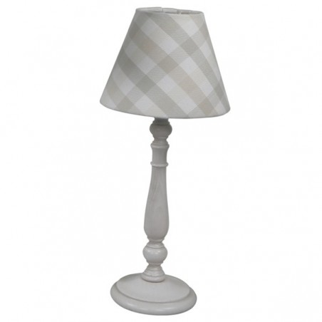 Table lamp classic plaid