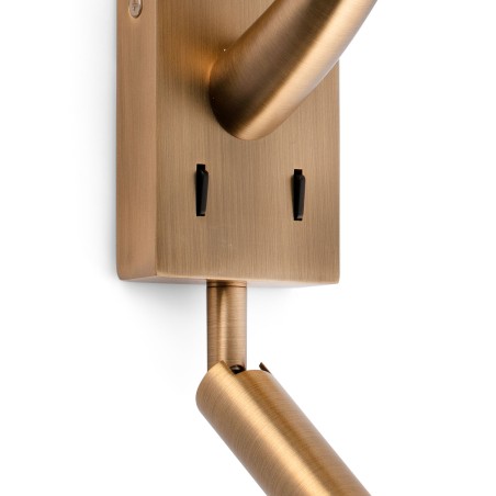Wall lamp with LED reader Rem(4W)