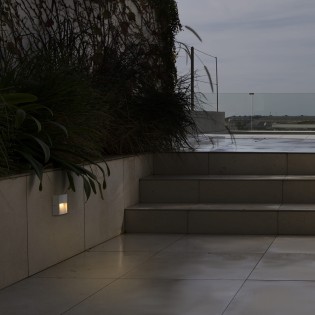 Outdoor LED Wall Lamp Dune SQ 4CCT (3W)