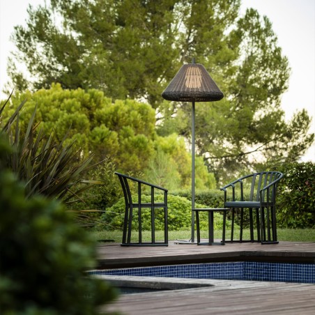 Outdoor floor lamp Saigon Out Wicker