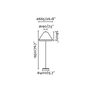 Floor lamp Saigon Out Rope 2M C70
