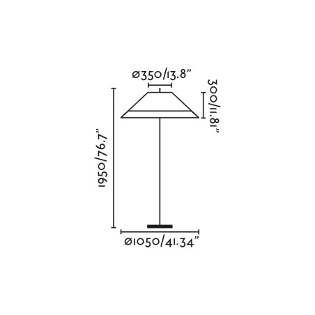 Floor lamp Saigon Out Rope 2M C100