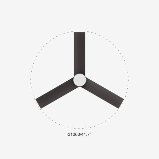 LED ceiling fan Cruiser S CCT Dim (20W)