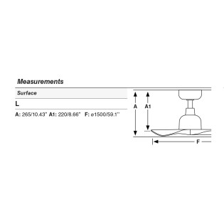 copy of Ventilador de techo Heywood Tub S