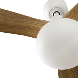 Ceiling fan with light Outwood L IP44