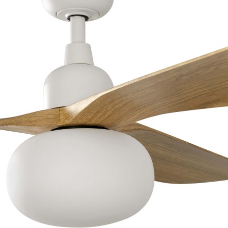 Ceiling fan with light Outwood L IP44