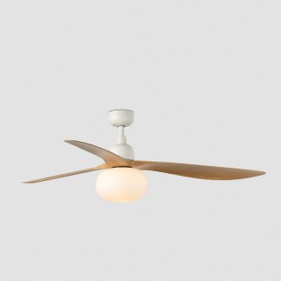 Ceiling fan with light Outwood L IP44